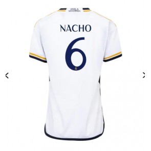 Real Madrid Nacho #6 Hjemmebanetrøje Dame 2023-24 Kort ærmer